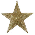 Esfera de estrella dorada grande