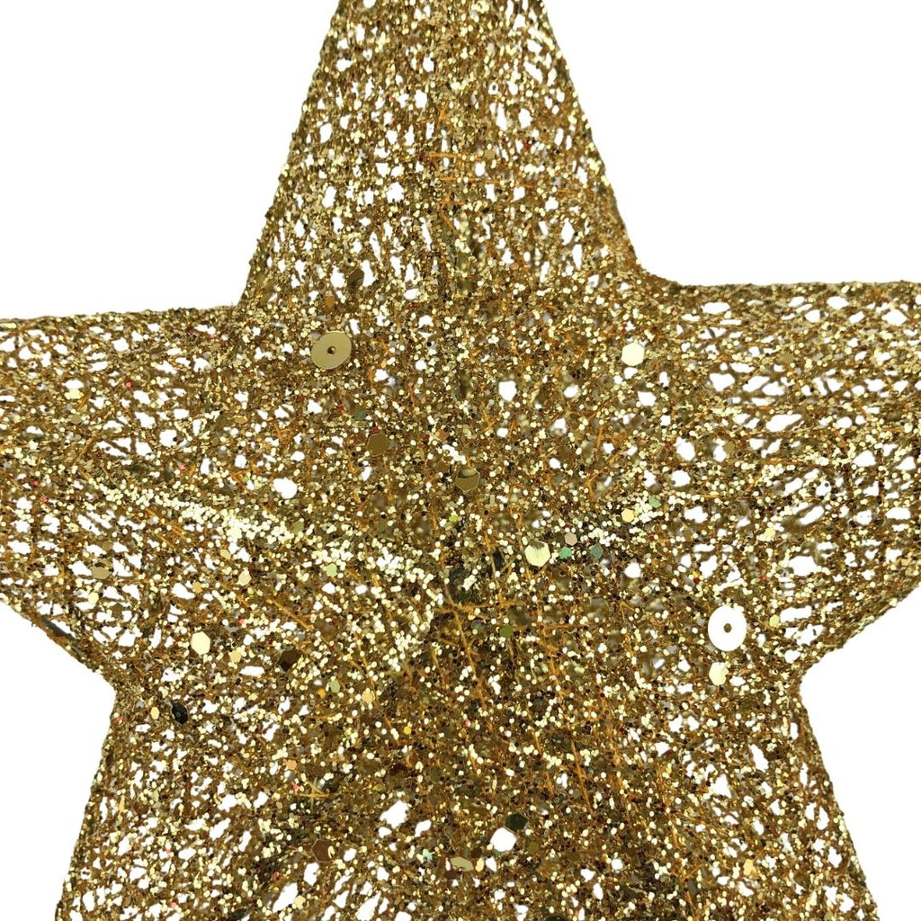 Esfera de estrella dorada grande