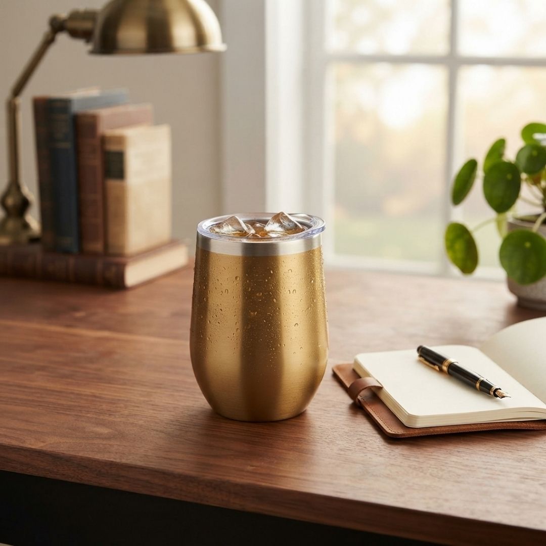 Vaso dorado 12 OZ