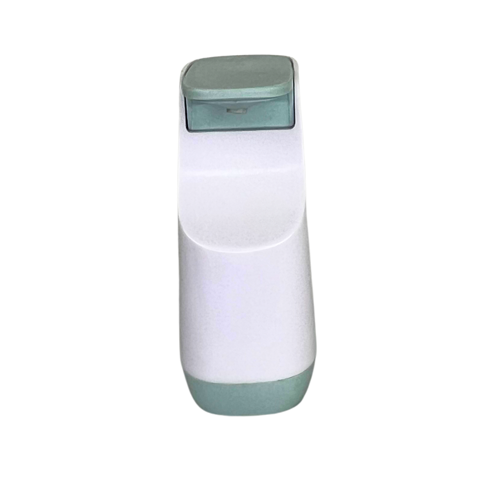 Dispensador de jabón azul