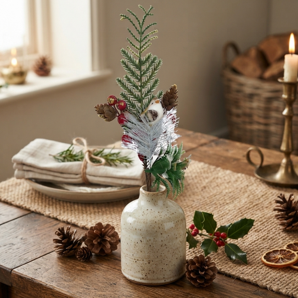 Ramo con detalles de navidad