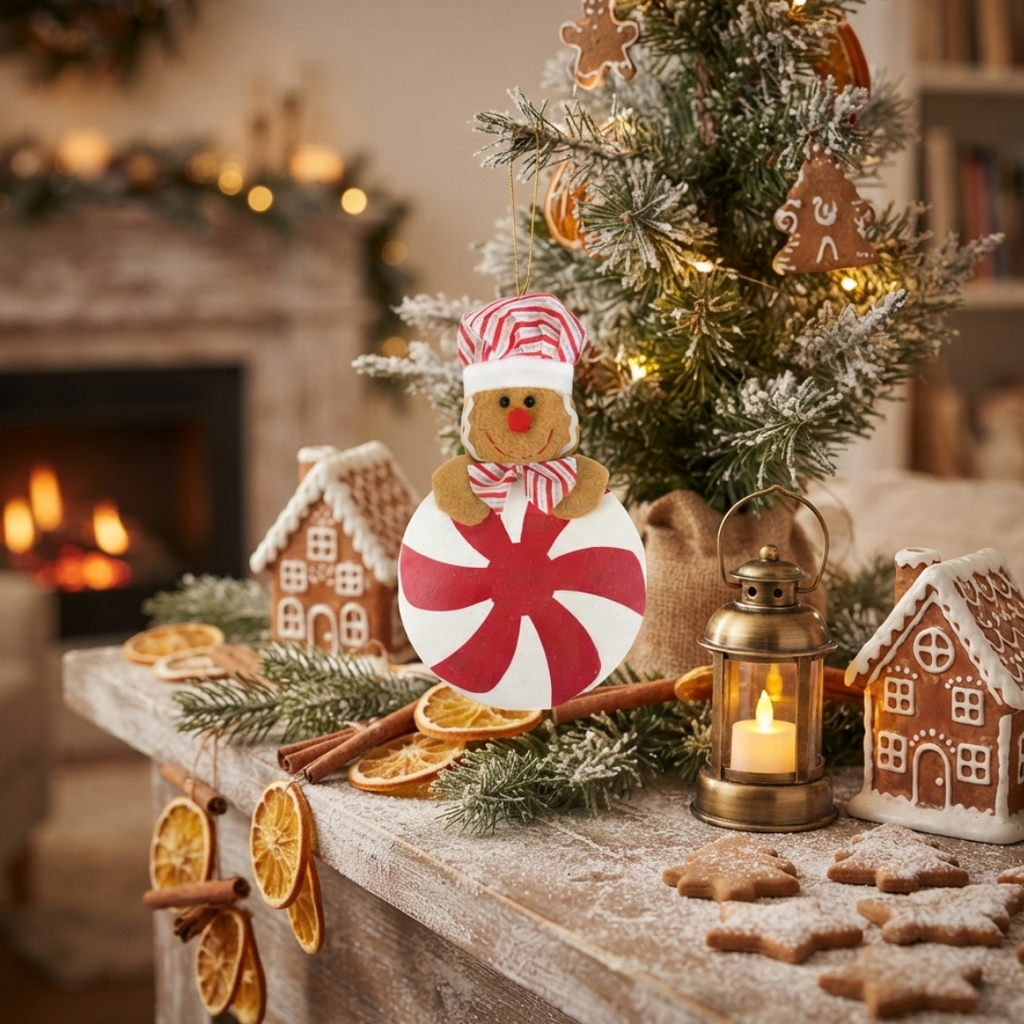 Ornamento de chef caramelo