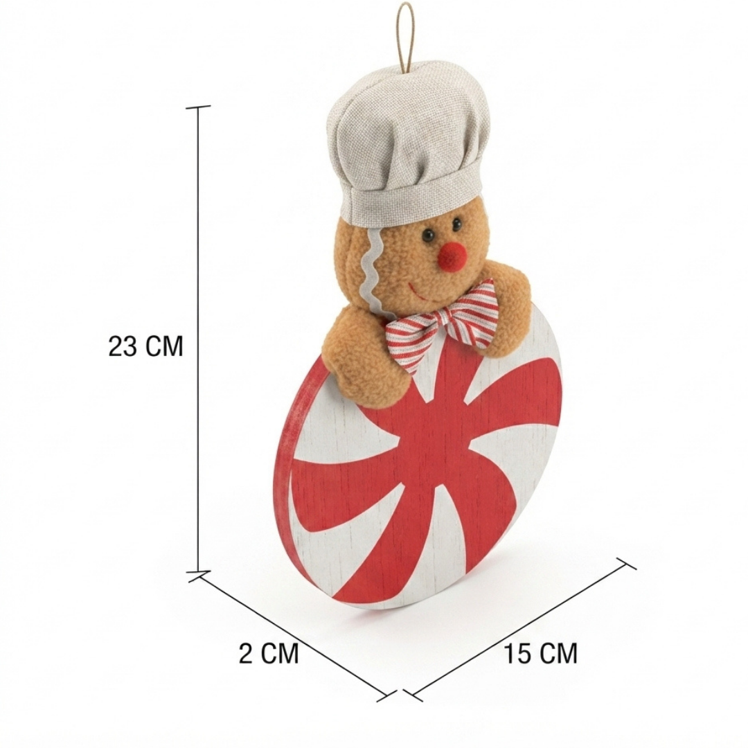 Ornamento de chef caramelo