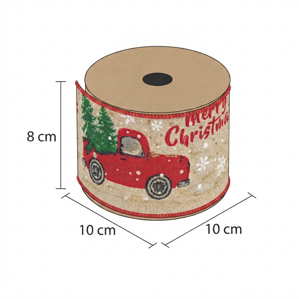 Liston de navidad 2.5 yardas
