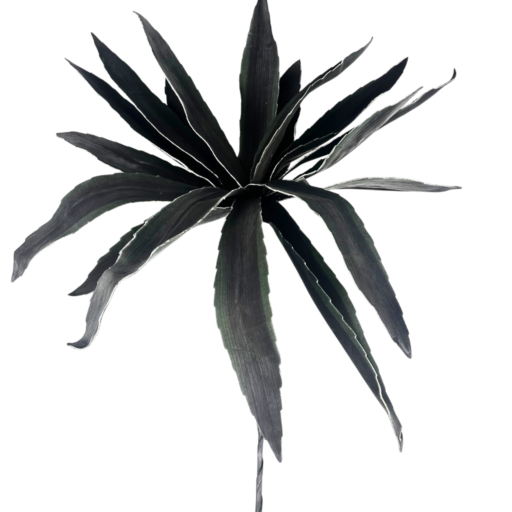 Set de 6 agave verde oscuro artificial