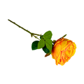 Set de 6 rosas artificiales amarillas