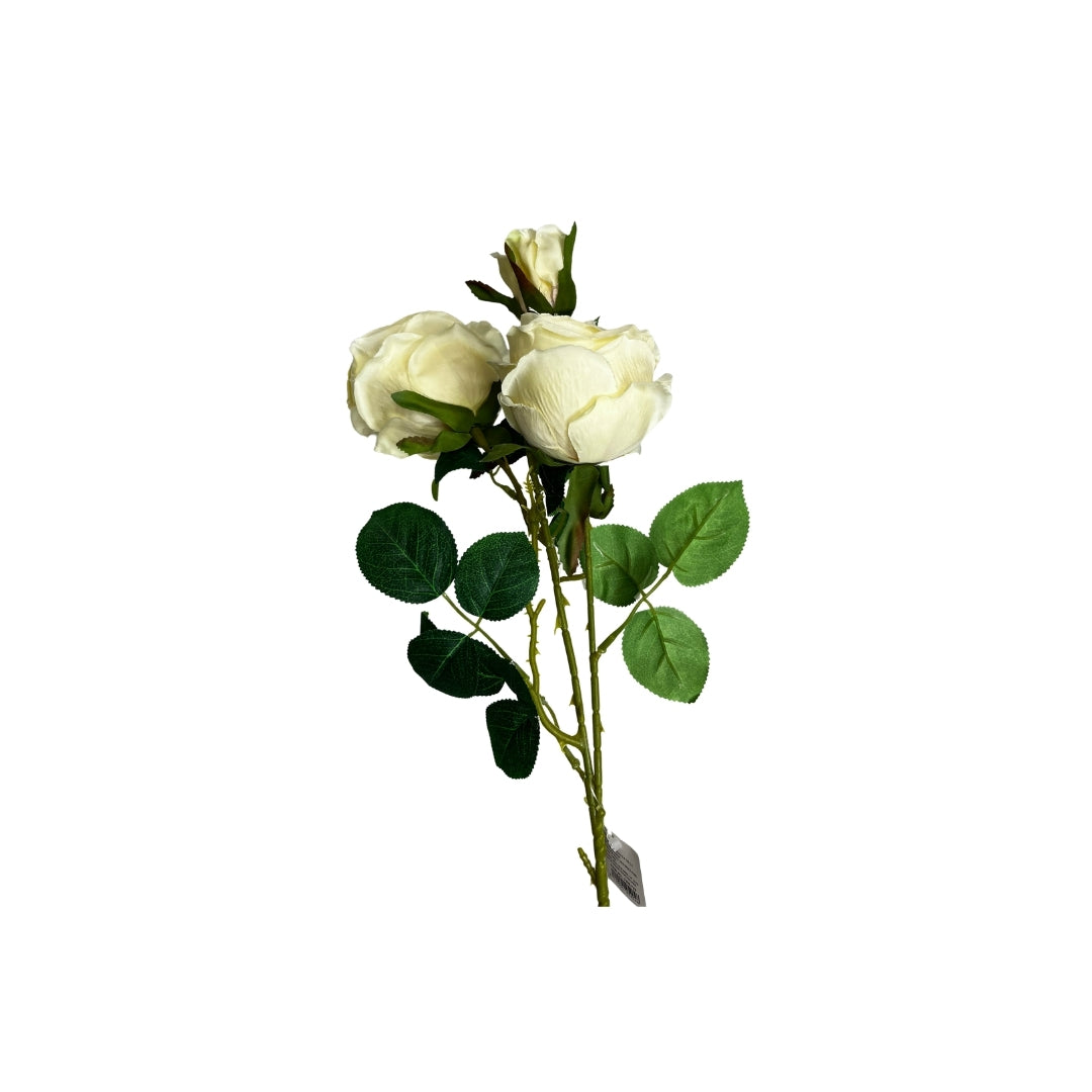 Set de 6 Rosas amarilla artificial