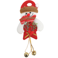 Ornamento muñeco de nieve cascabel