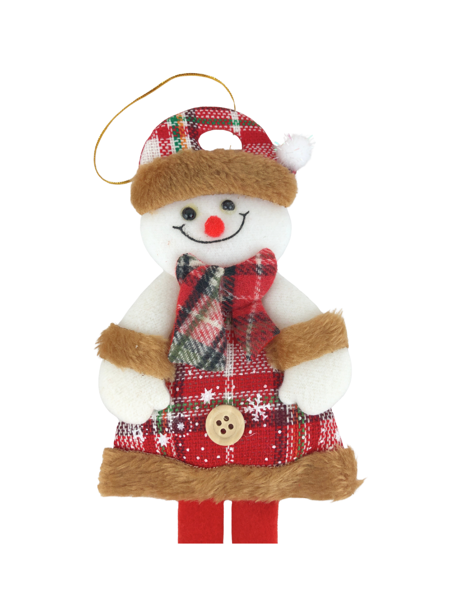 Ornamento de muñeco de nieve