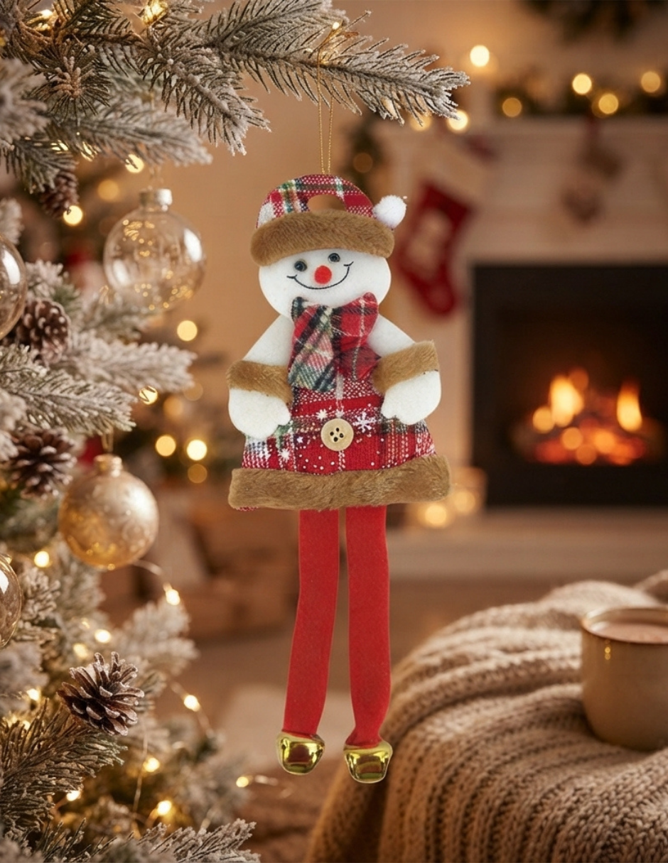 Ornamento de muñeco de nieve