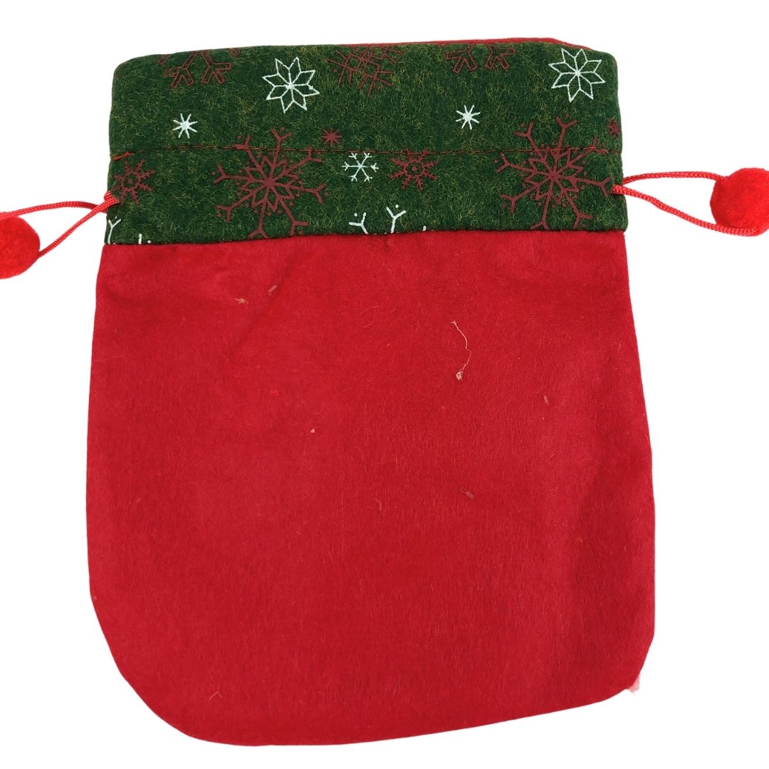 Bolsas con cordón de Santa Claus