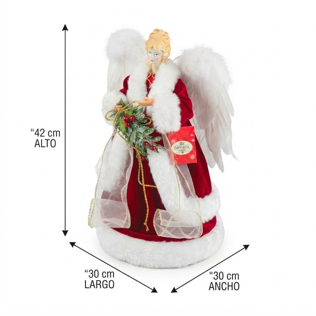 Angel para árbol de navidad 42cm