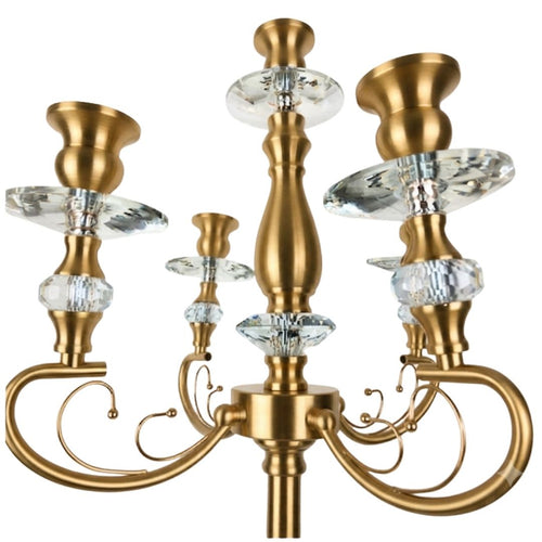 Candelabro dorado