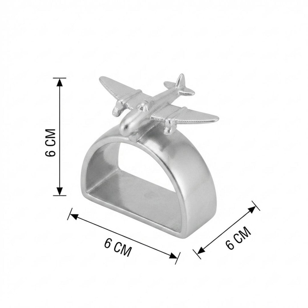 Juego de anillos de avión para servilletas