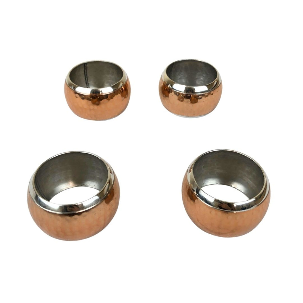 Juego de anillos rose gold para servilletas