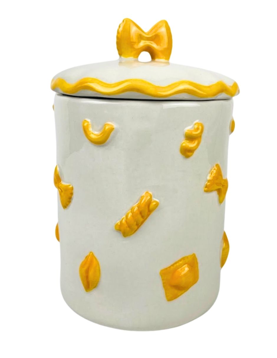 Recipiente de cerámica pasta