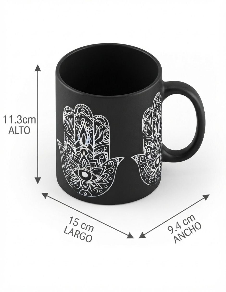 Taza de mano protectora