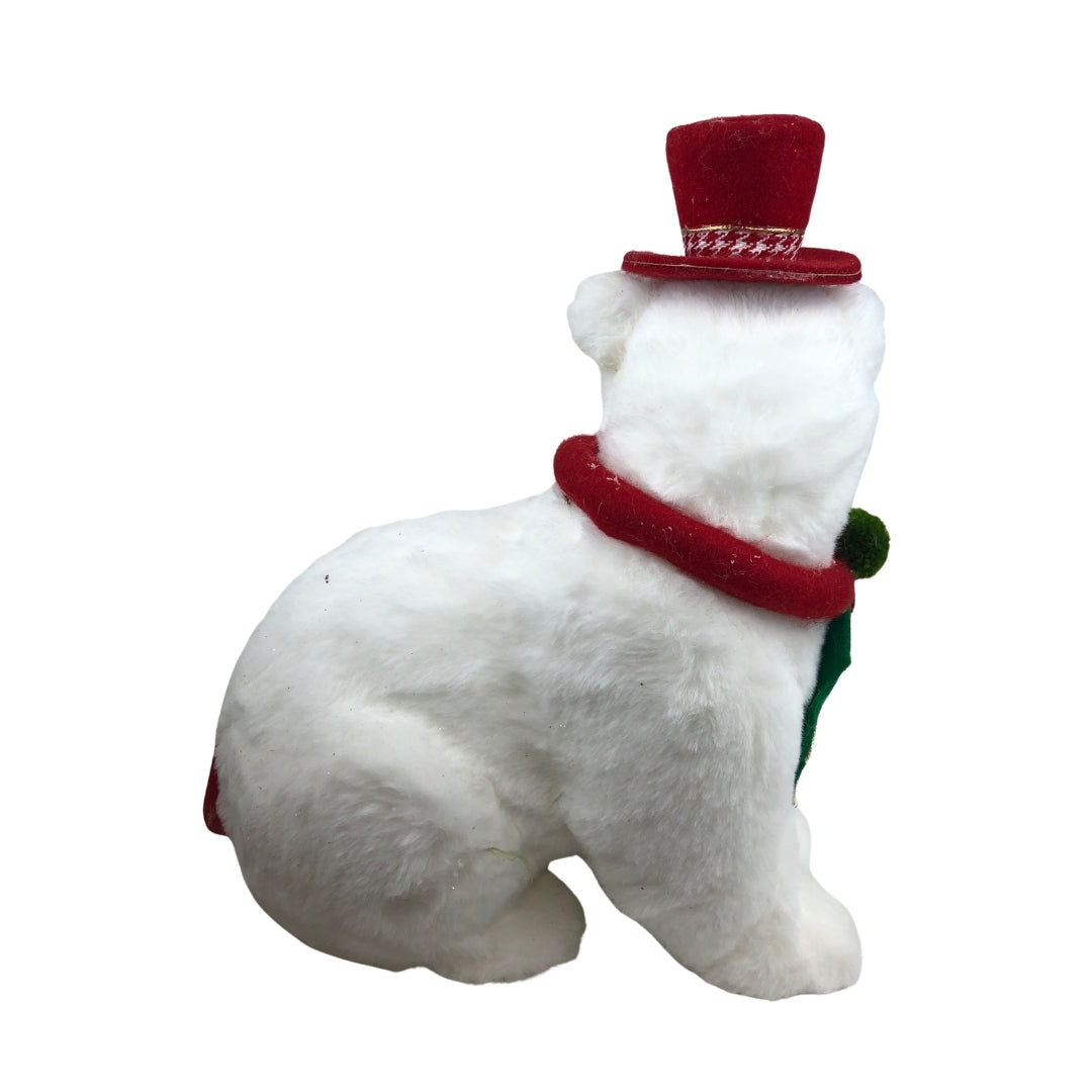 Adorno navideño oso polar