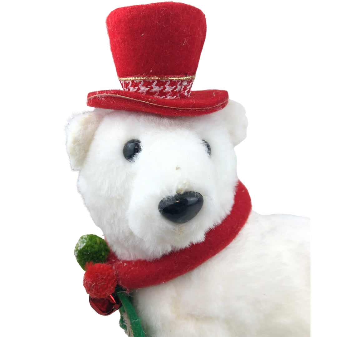 Adorno navideño oso polar