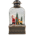 Linterna navideña circular Santa Claus