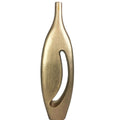 Jarrón Escultórico dorado grande