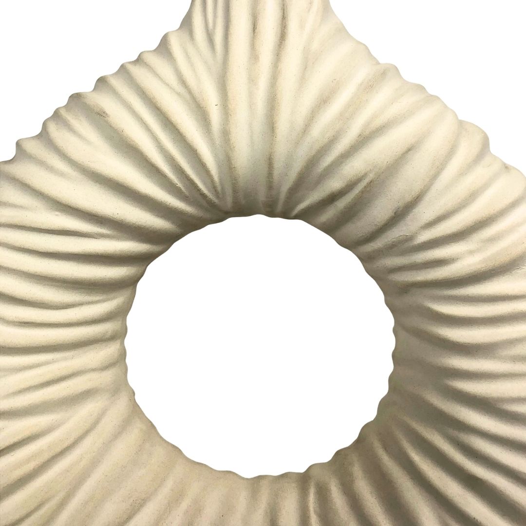 Jarrón decorativo circular