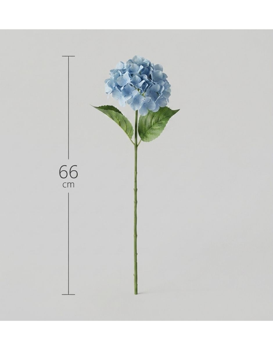 Rama artificial hortensia azul difuminado