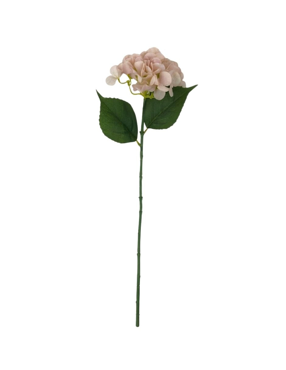 Rama artificial hortensia rosa difuminado