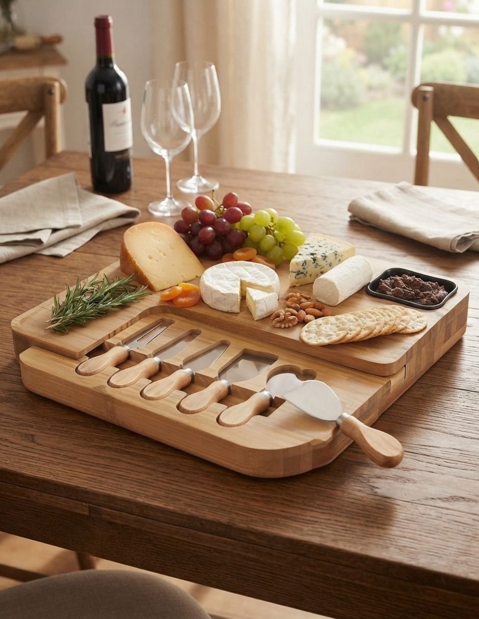 Juego de tabla de quesos extragrande