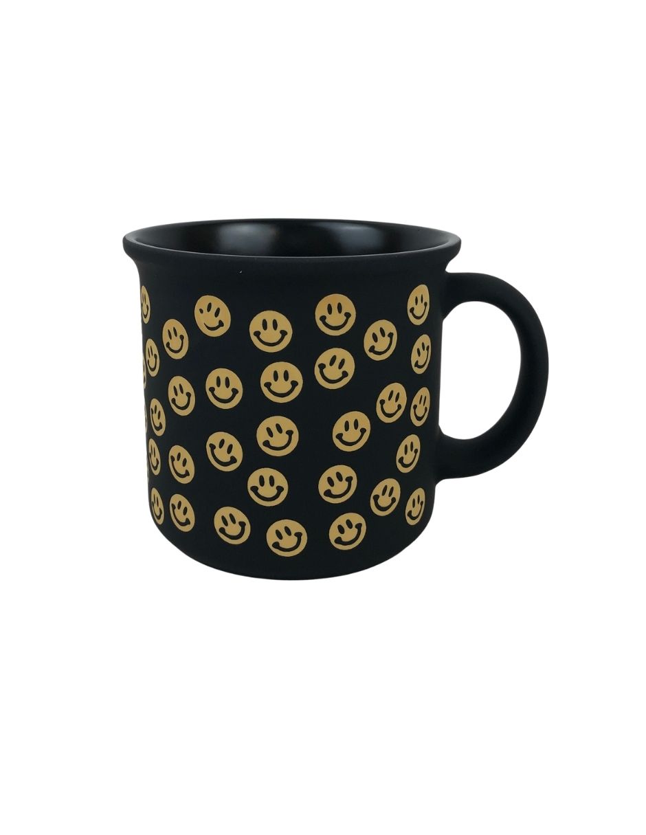 Taza de caras sonrientes