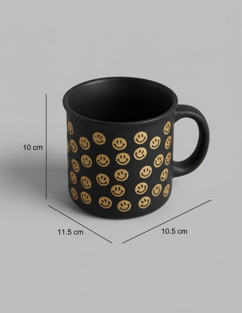 Taza de caras sonrientes