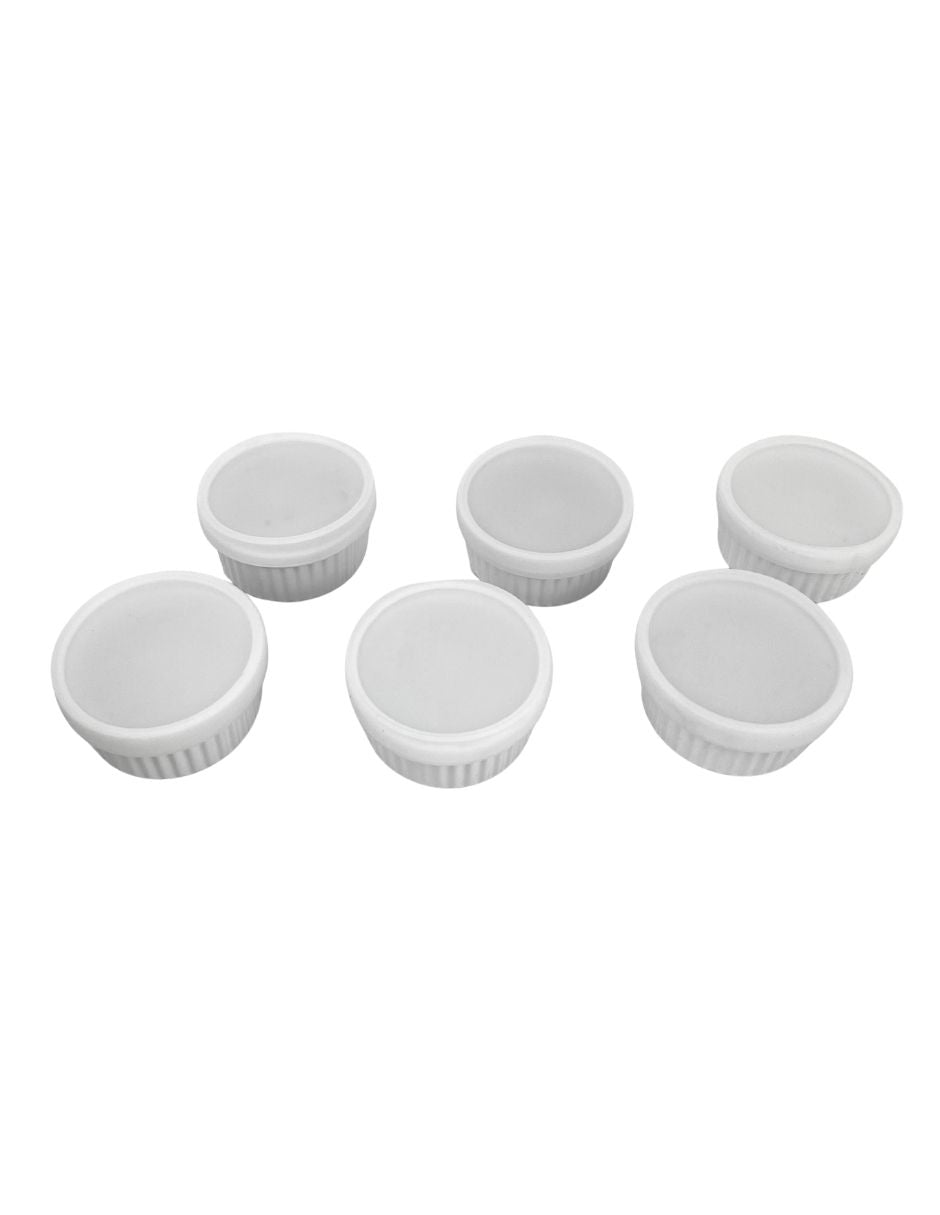 Set de 6 contenedores de cerámica