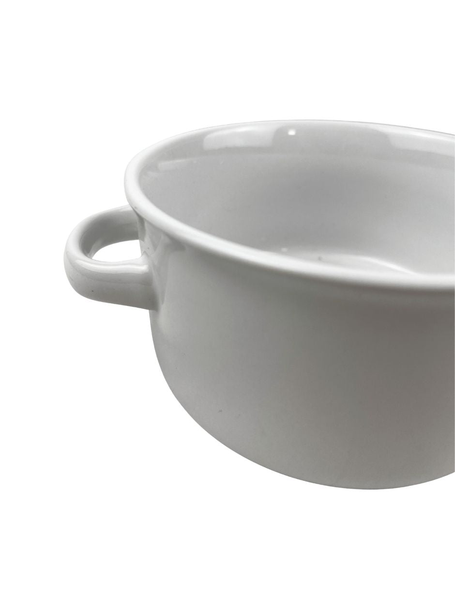 Set de 6 recipientes blanco