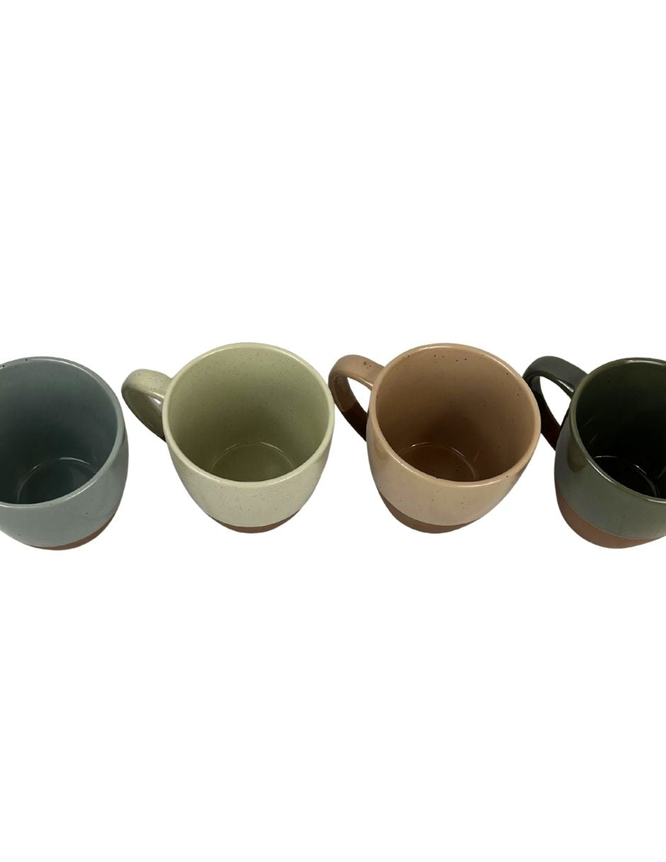 Set de 4 tazas mate